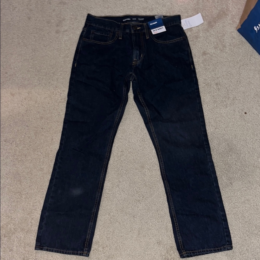 Men's Dark Blue Jeans